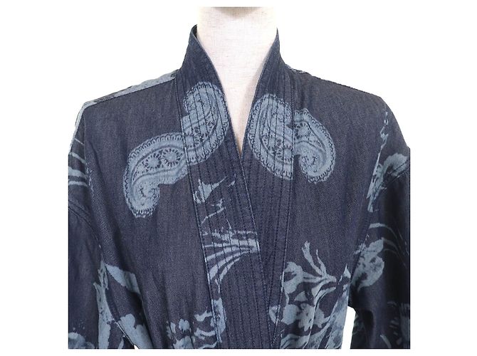 Camicia a maniche lunghe con ricamo di ape Christian Dior Blu Blu navy - vista 4
