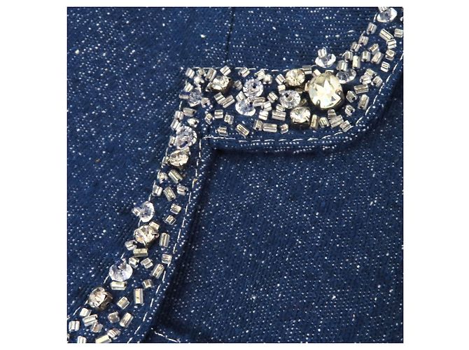 Autre Marque Set 2 in 1 ricamato con logo LEONARD FASHION e gioielli Blu - vista 11