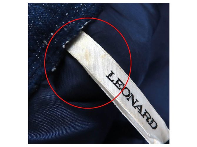 Autre Marque Set 2 in 1 ricamato con logo LEONARD FASHION e gioielli Blu - vista 17