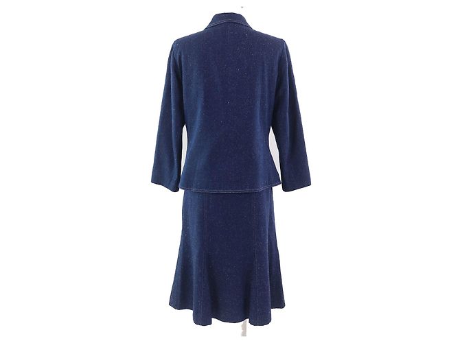 Autre Marque Set 2 in 1 ricamato con logo LEONARD FASHION e gioielli Blu - vista 3