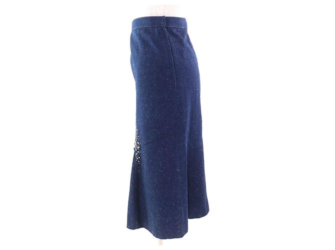 Autre Marque Set 2 in 1 ricamato con logo LEONARD FASHION e gioielli Blu - vista 7