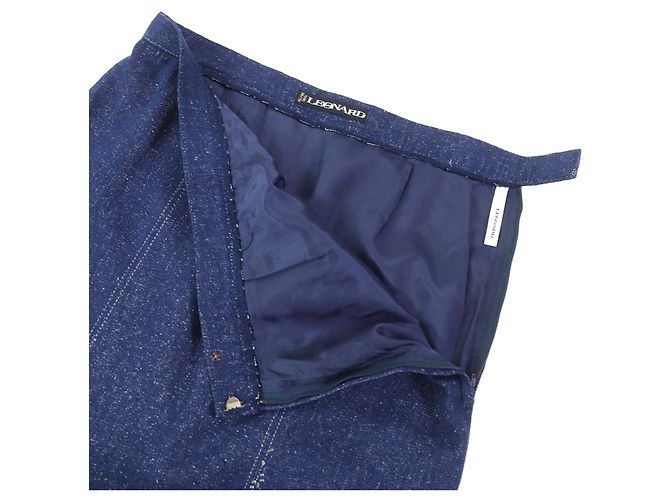 Autre Marque Set 2 in 1 ricamato con logo LEONARD FASHION e gioielli Blu - vista 9