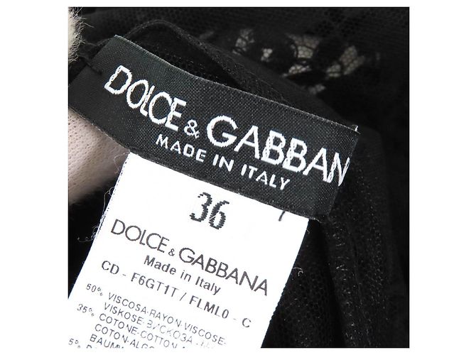 Dolce & Gabbana Dolce&Gabbana Cutwork Lace Dress Black - view 6