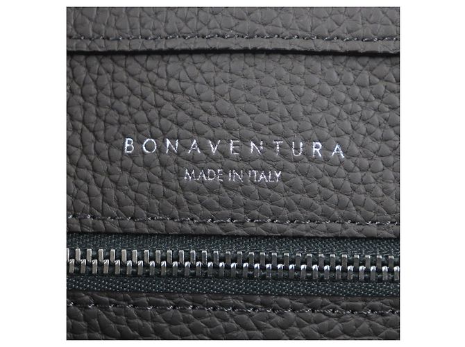 Autre Marque Borsa tote in pelle shrunk Manuel BONAVENTURA Grigio Grigio antracite - vista 10