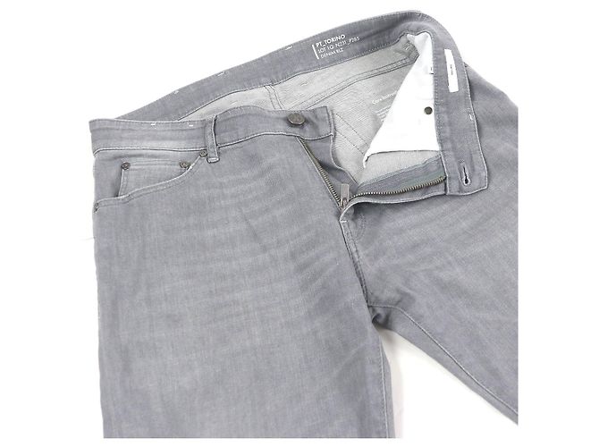 Autre Marque Jeans de algodón denim PT TORINO SWING Gris - vista 3