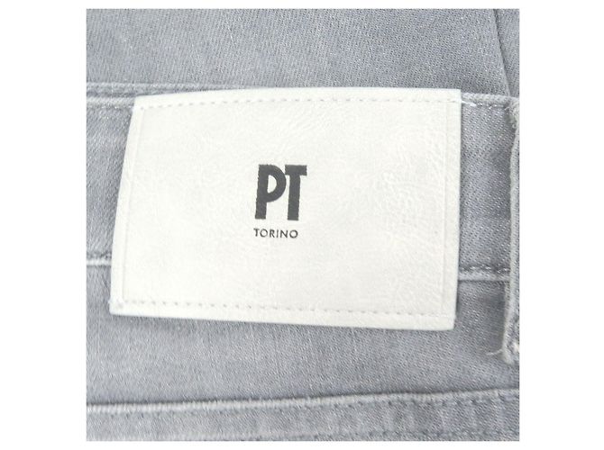 Autre Marque Jeans de algodón denim PT TORINO SWING Gris - vista 5