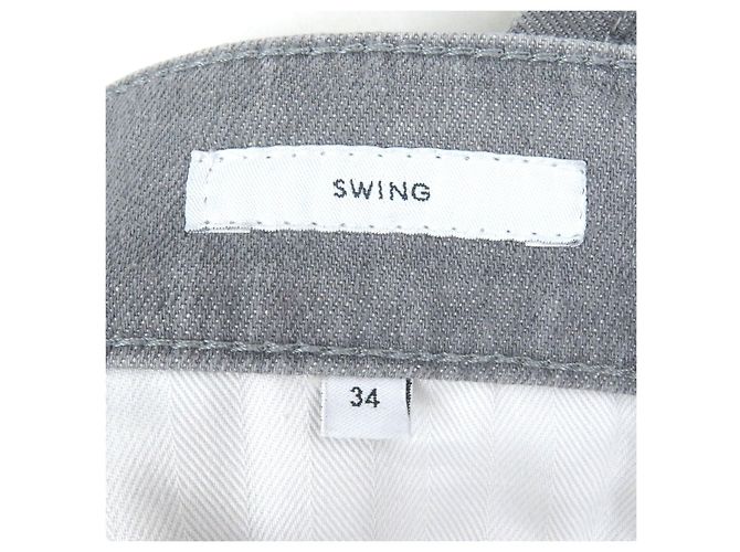 Autre Marque Jeans de algodón denim PT TORINO SWING Gris - vista 7