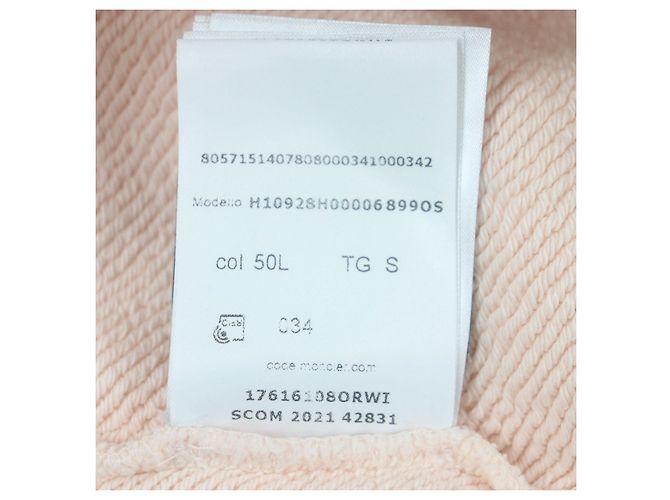 Pantalones de algodón Moncler Genius 2 Sweatshirt Rosa - vista 12