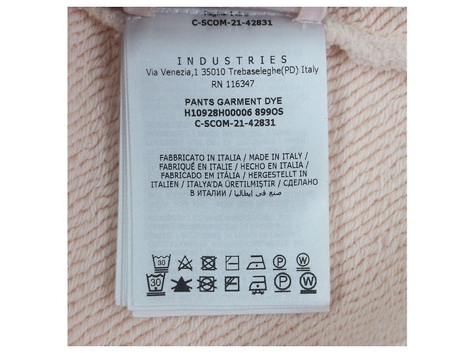 Pantalones de algodón Moncler Genius 2 Sweatshirt Rosa - vista 9