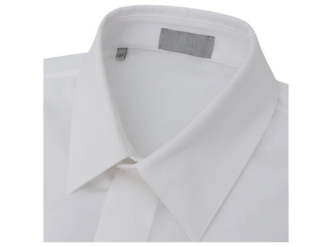 Camicia in cotone ricamata CD Uniforme Dior Bianco - vista 4