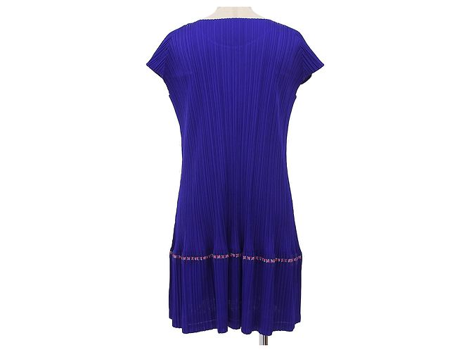 Issey Miyake PLEATS PLEASE PP03-JT576 Dress Blue - view 2
