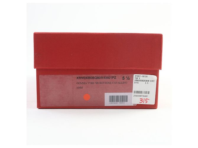 Mocassini in suede Tod's Ferrari Rosso - vista 10