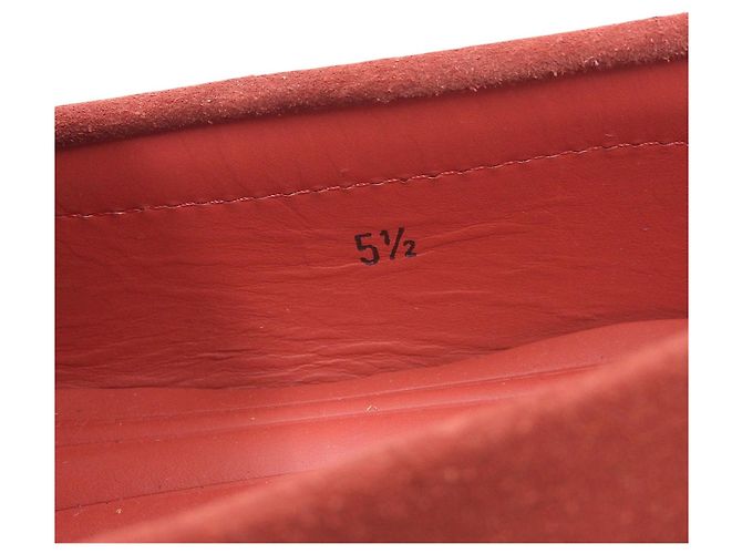 Mocassini in suede Tod's Ferrari Rosso - vista 9