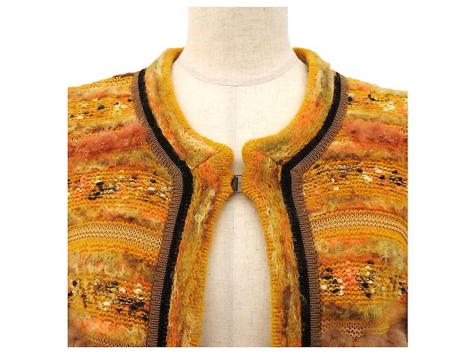 Autre Marque Cárdigan de visón LEONARD FASHION Naranja - vista 3