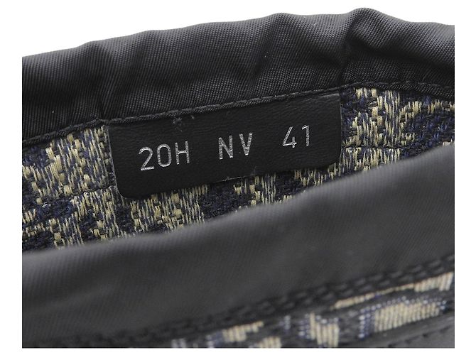 Dior Oblique Lederstiefel Schwarz - Ansicht 8