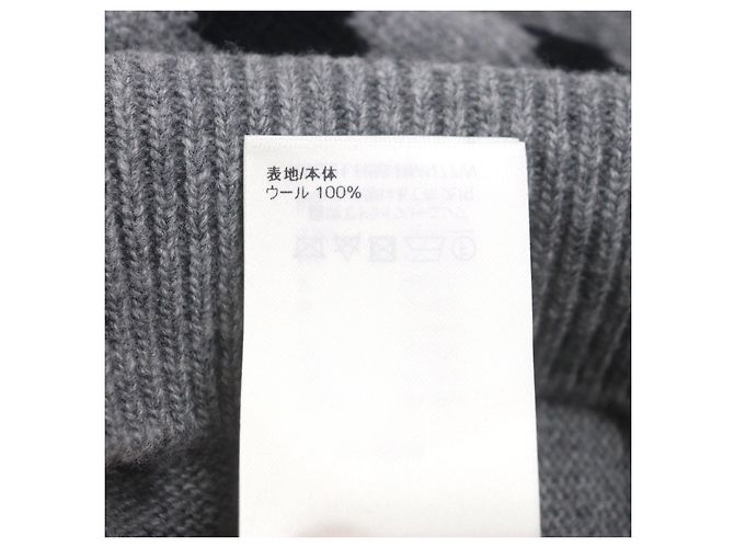 Wollpullover mit Tiger Amen Intarsia von Louis Vuitton Grau - Ansicht 8
