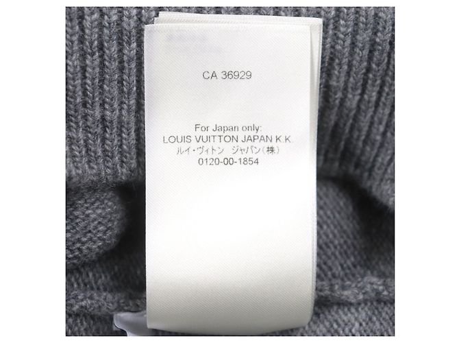 Wollpullover mit Tiger Amen Intarsia von Louis Vuitton Grau - Ansicht 9