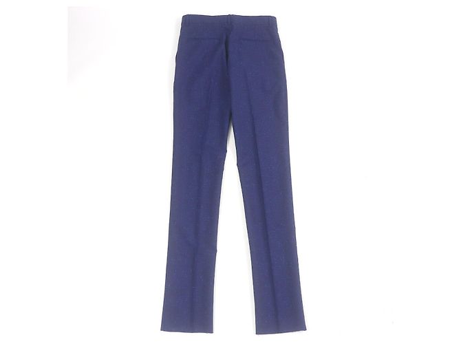Wollhose von Louis Vuitton Blau Marineblau - Ansicht 2
