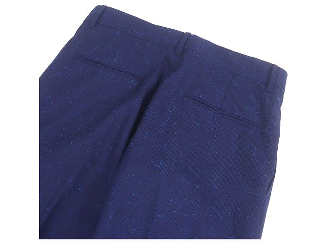 Wollhose von Louis Vuitton Blau Marineblau - Ansicht 4