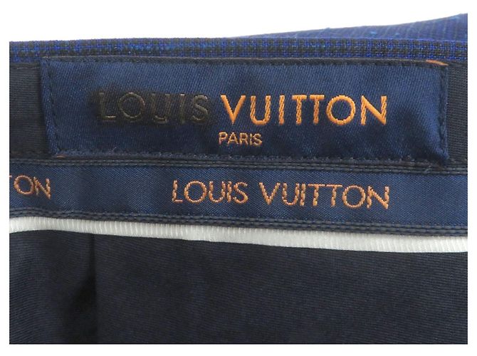 Wollhose von Louis Vuitton Blau Marineblau - Ansicht 5