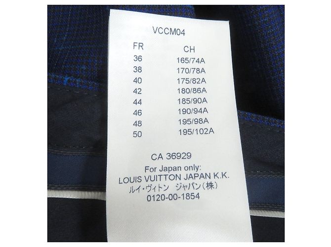 Wollhose von Louis Vuitton Blau Marineblau - Ansicht 8
