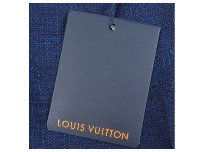 Wollhose von Louis Vuitton Blau Marineblau - Ansicht 9