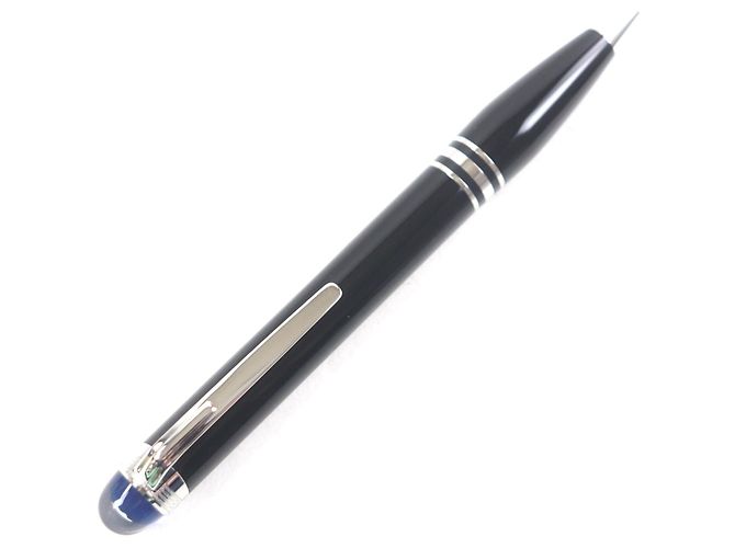 Bolígrafo Montblanc Starwalker Blue Dome Negro Plata - vista 3