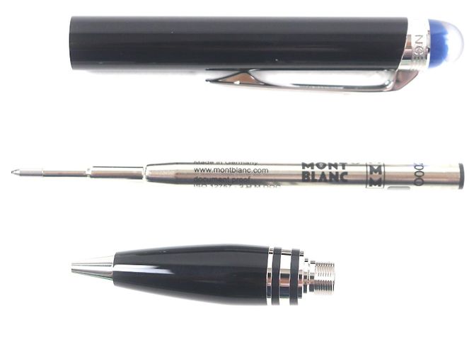 Bolígrafo Montblanc Starwalker Blue Dome Negro Plata - vista 4