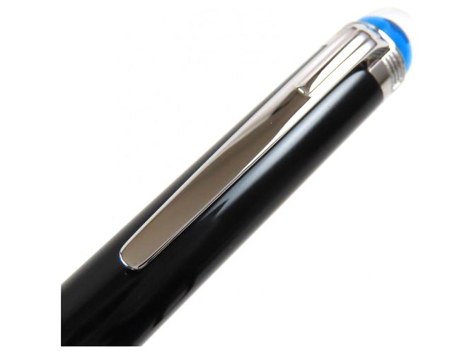 Bolígrafo Montblanc Starwalker Blue Dome Negro Plata - vista 6