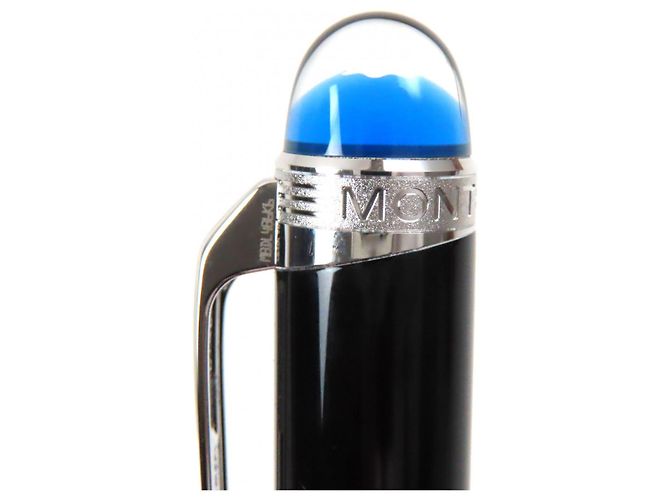 Bolígrafo Montblanc Starwalker Blue Dome Negro Plata - vista 7