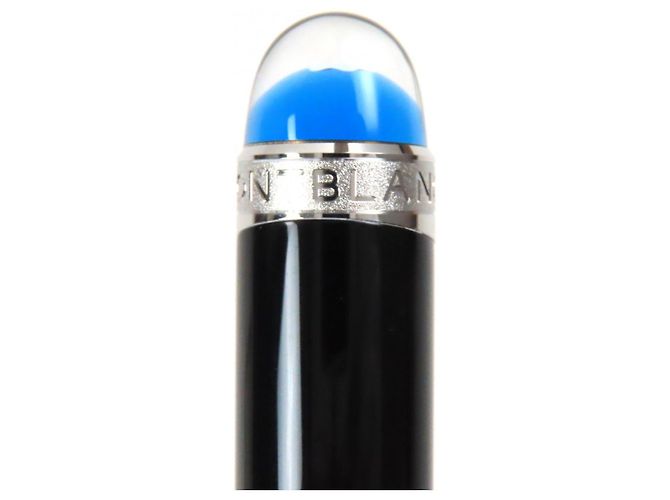 Bolígrafo Montblanc Starwalker Blue Dome Negro Plata - vista 8