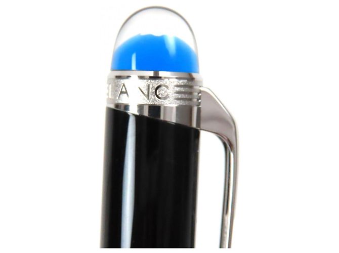 Bolígrafo Montblanc Starwalker Blue Dome Negro Plata - vista 9