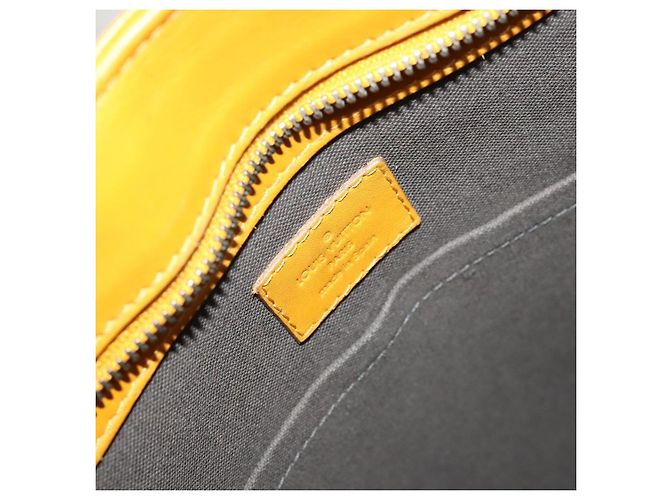 Louis Vuitton Tadao Damier Infini Leather MM Giallo - vista 7