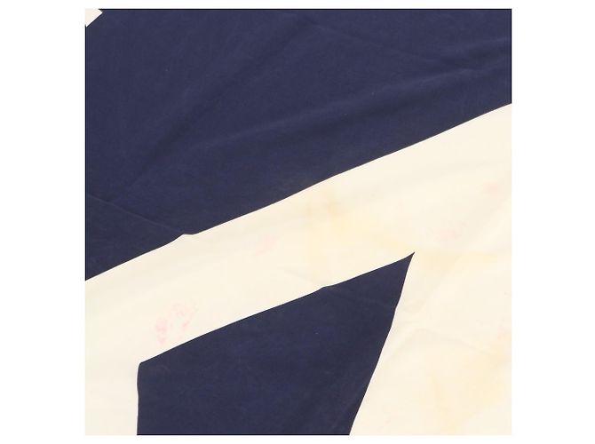 Chanel Mademoiselle Gripoix Colored Stone Scarf Beige Navy blue - view 8