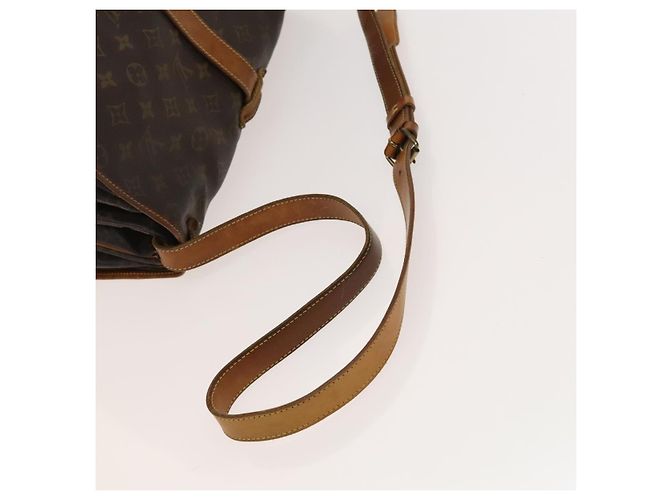 Louis Vuitton Saumur Monogram Canvas 35 Marrone - vista 7