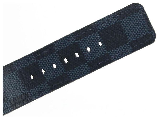Relógio Quartz Louis Vuitton Tambour Damier Graphite QA073 - vista 5