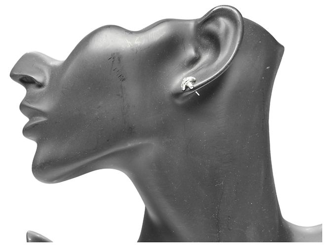 Tiffany & Co. Kreuzstich-Platin-Ohrstecker - Ansicht 2
