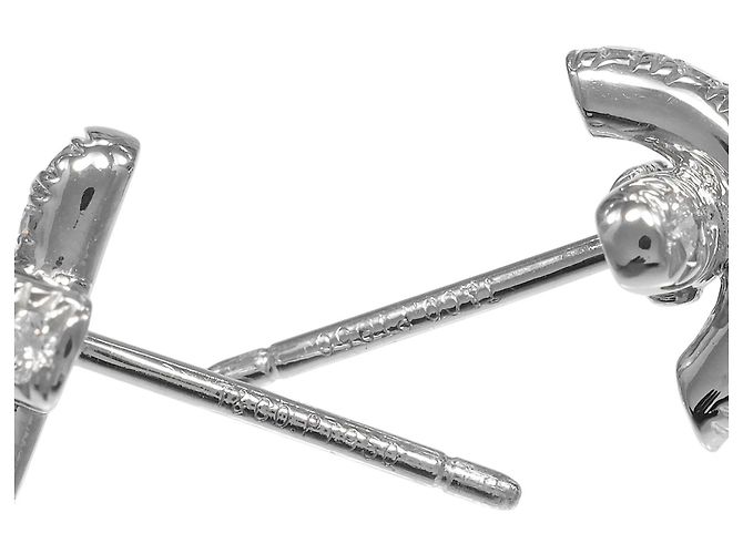 Tiffany & Co. Kreuzstich-Platin-Ohrstecker - Ansicht 7
