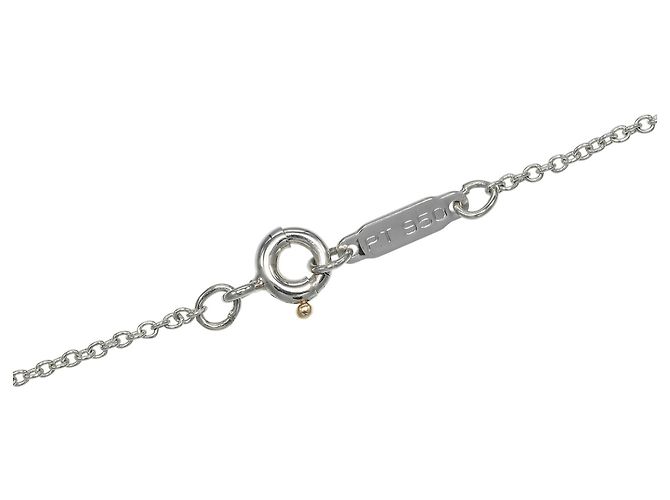 Collana in Platino 950 con Diamanti a Punto Croce Tiffany & Co. - vista 7