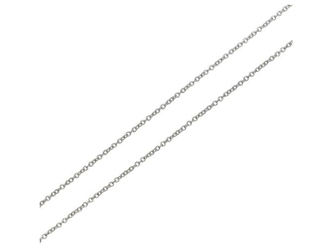 Collana in Platino 950 con Diamanti a Punto Croce Tiffany & Co. - vista 8