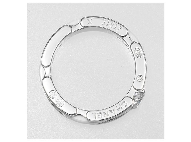Chanel 18K Weißgold- und Diamantring - Ansicht 8