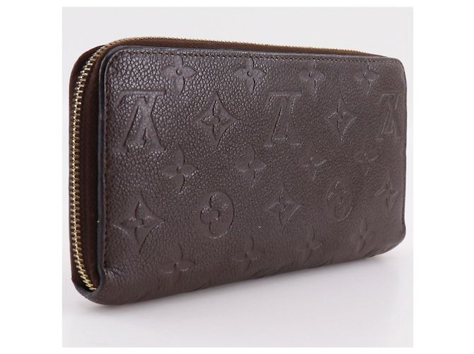 Cartera Larga Monogram Empreinte Louis Vuitton Castaño - vista 3
