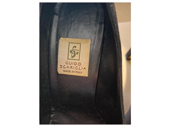 Autre Marque Décolleté Guido Sgariglia in pelle nera Nero - vista 3