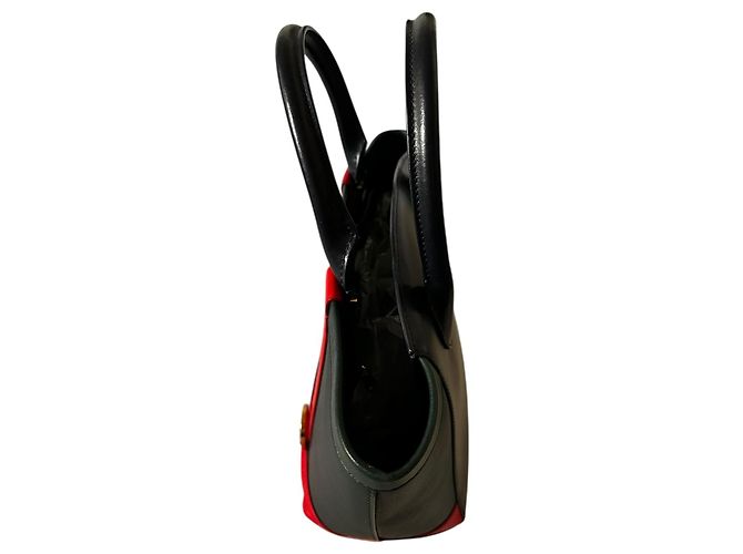 Sacai Mehrfarbige Lederhandtasche - Ansicht 12