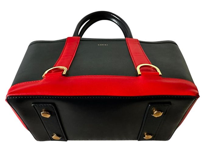 Sacai Mehrfarbige Lederhandtasche - Ansicht 15