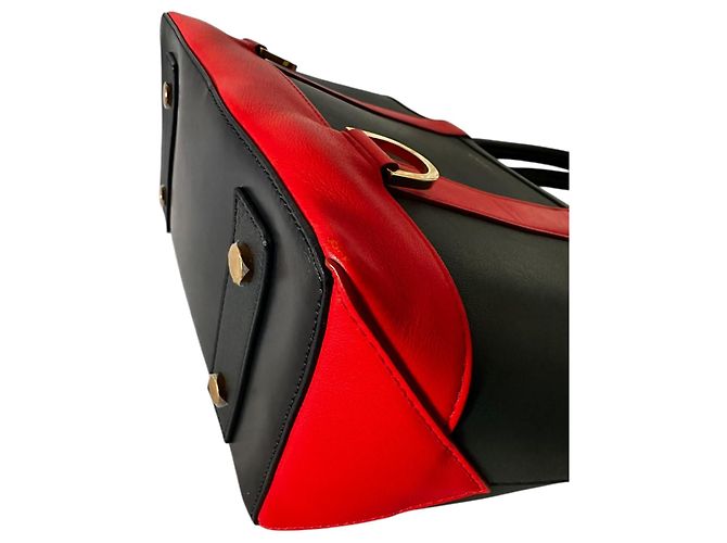 Sacai Mehrfarbige Lederhandtasche - Ansicht 17
