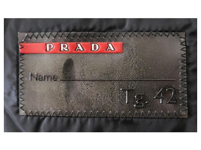 Giacca da sci imbottita vintage marrone Prada Linea Rossa Y2K - vista 8