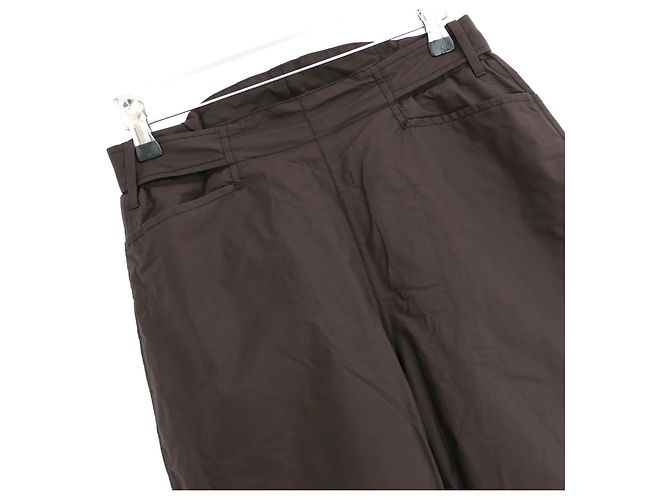 Vintage braune gesteppte Skihosen Prada Linea Rossa Y2K - Ansicht 3