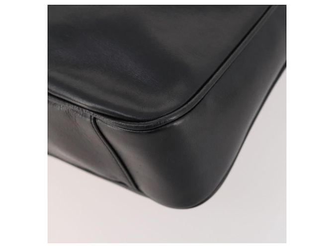 Borsa a mano in pelle Gucci Bamboo 2way Nera Oro 001 1705 1638 Auth bs33593 Nero D'oro - vista 14
