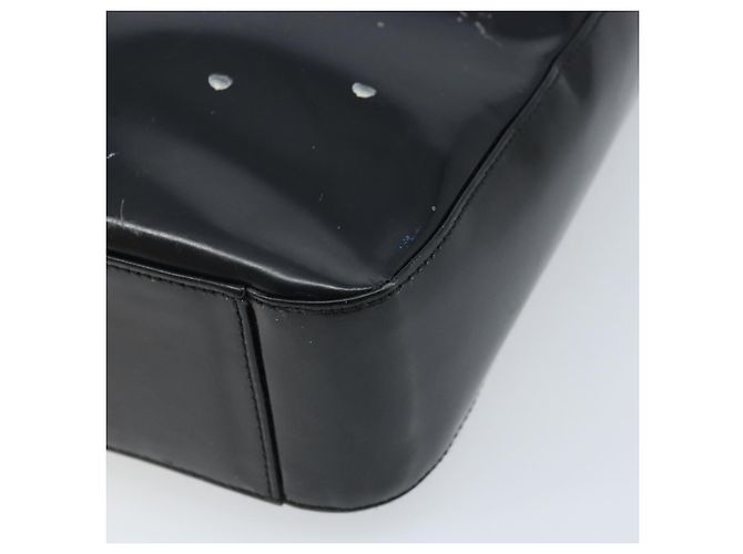 Borsa a Spalla GUCCI Pelle Verniciata Nera Argento 000 1013 0506 Auth 172305 - vista 12